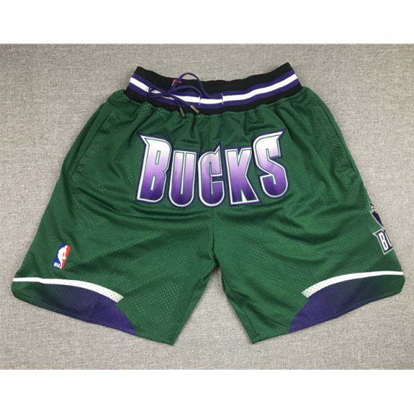 NBA Milwaukee Bucks Herren Pocket Shorts Throwback M001 Swingman NBA Milwaukee Bucks Herren Pocket Shorts Throwback M001 Swingman